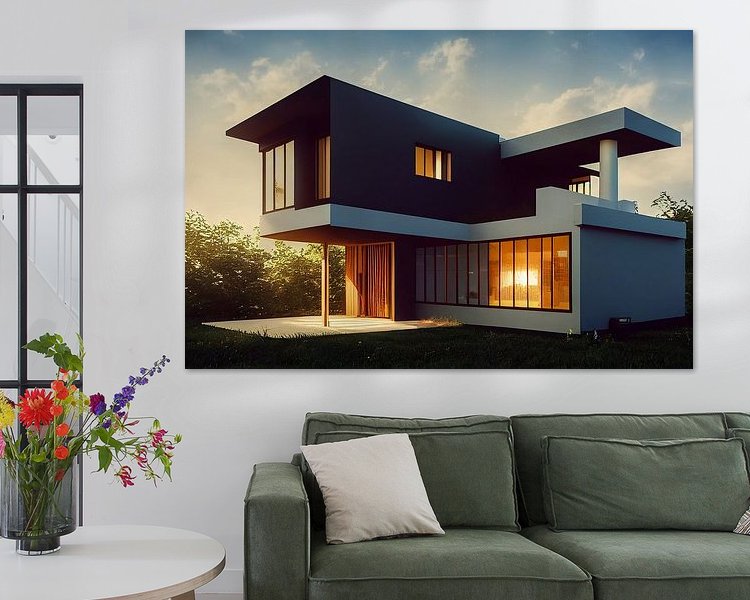 Example of the artwork in a room