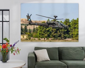 Greek Boeing AH-64D Apache attack helicopter. by Jaap van den Berg