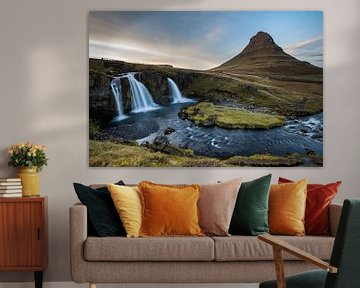 De Kirkjufellsfoss van Danny Slijfer Natuurfotografie