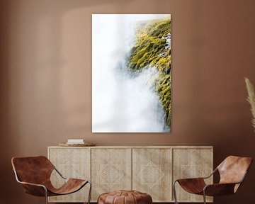 Ausschnitt aus der Wasserrutsche des Gullfoss von Danny Slijfer Natuurfotografie