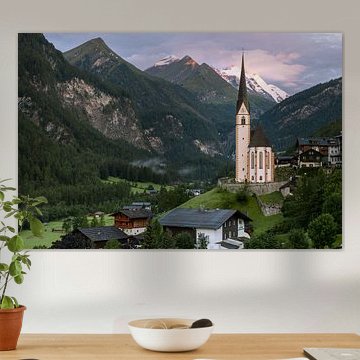 Heiligenblut with Großglockner sunrise