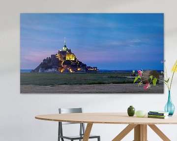 Mont Saint Michel in Normandy by Roland Brack