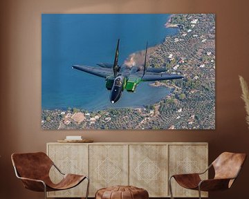 Boeing F-15 Eagle saoudien au-dessus de la Grèce.