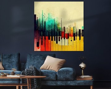 Muziek in abstracte vorm van Carla van Zomeren