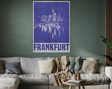 Frankfurter Stadtbild van DEN Vector