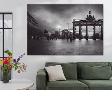 Brandenburg Gate in Berlin, illustration by Animaflora PicsStock