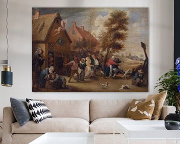 Abraham Teniers, Bauernfest, 1664