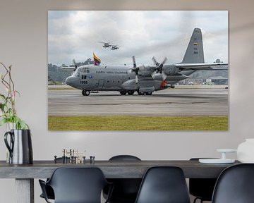 Lockheed C-130 Hercules van de Colombiaanse Luchtmacht. van Jaap van den Berg