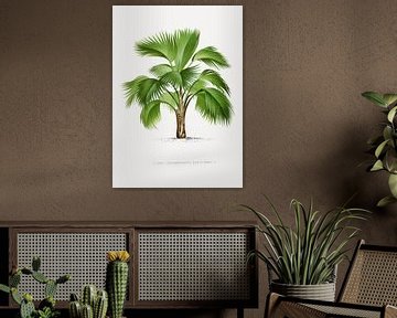 Palm familie | Pritchardia Pacifica van Peter Balan