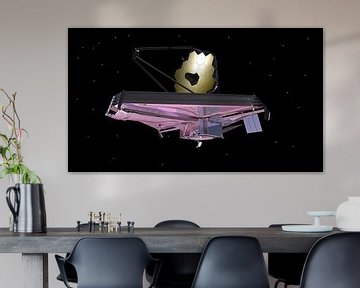 James Webb Telescope impressie van NASA van Brian Morgan