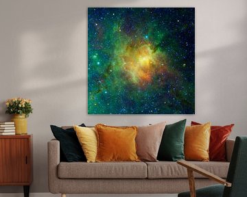James Webb telescope photo of the cosmos van Brian Morgan