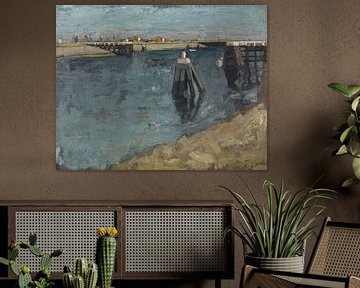 Hafeneinfahrt in Zeebrugge, Alfons Vermeylen von Atelier Liesjes