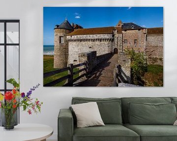 Dieppe Castle in Normandy by Roland Brack