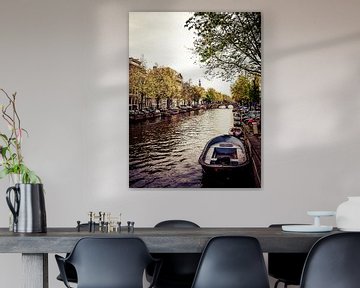 Vue des rues d'Amsterdam sur Bianca  Hinnen