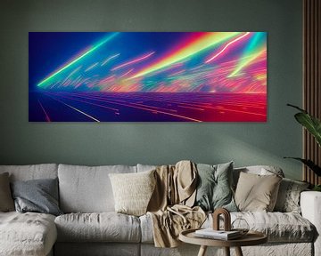 abstract rainbow road traffic background by Animaflora PicsStock