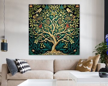 Arbre de vie numéro un sur Vlindertuin Art