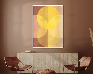 TW Living - Abstract Butterfly YELLOW sur TW living