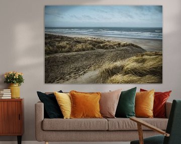 Dünen und Strand am Meer von Dirk van Egmond