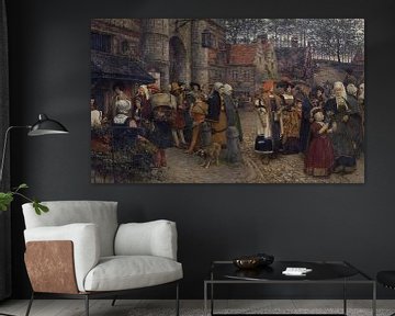 Binnen de muren van Antwerpen in 1550, Charles Boom, 1901 van Atelier Liesjes