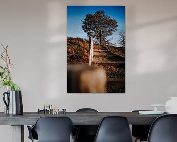 Sentier de randonnée le long du Teufelsmauer (mur du diable) dans le Harz sur Katrin Friedl Fotografie