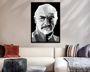 Sir Sean Connery Portret van Artkreator