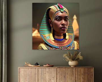 Egyptische vrouw van Gelissen Artworks