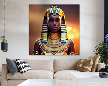 Egyptische vrouw van Gelissen Artworks