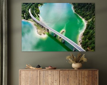 Brücke über den Sylvensteinsee von Raphotography