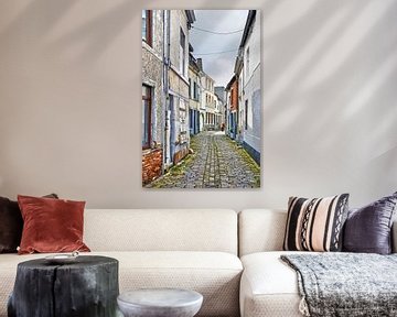 Alley in Dinant, Belgium