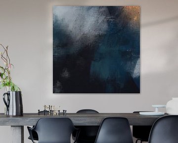 Abstract schilderij: "Out of the blue" van Studio Allee