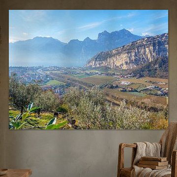 Uitzicht op het Gardameer