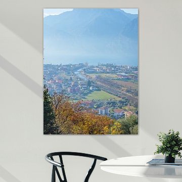 Uitzicht op het Gardameer