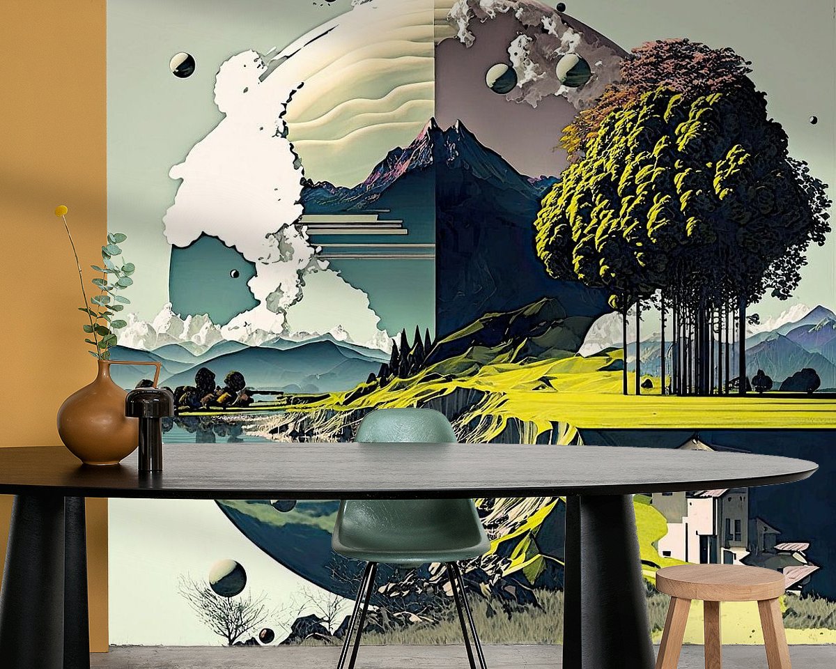 Example of the artwork in a room