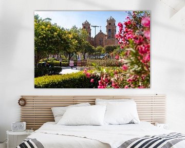 Plaza de Armas in Carhuaz, Peru by Pascal van den Berg