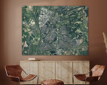 Luchtfoto van Zutphen