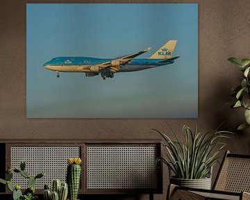 KLM Boeing 747-400  by Jaap van den Berg