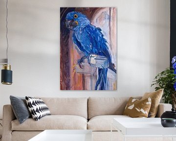Blue Macaw, Carl Fahringer