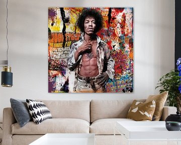 Jimi Hendrix Pop Kunst