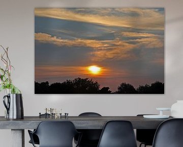 ondergaande zon