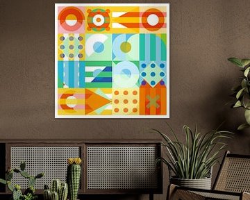 Patchwork Geometric Forms