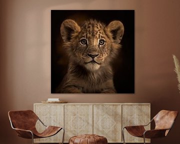 Cute Lion cub