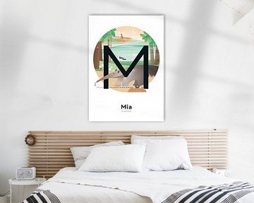 Name poster Mia by Hannahland .