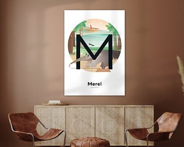Name poster Merel by Hannahland .