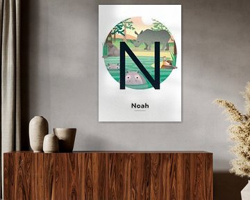 Name poster Noah by Hannahland .