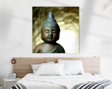 Statue of Buddha on a golden background von Andreas Berheide Photography
