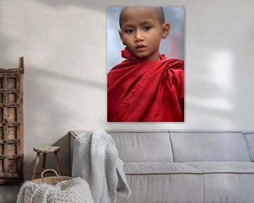 Jonge monnik in Myanmar