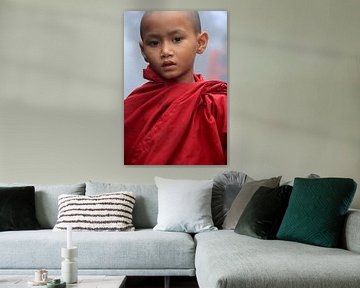 Young monk in Myanmar