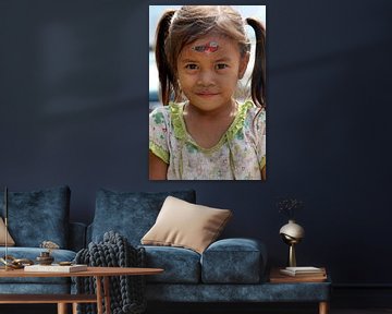Little girl in Laos by Gert-Jan Siesling