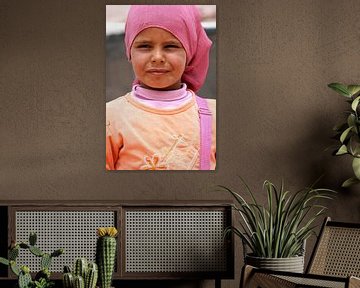 Little girl in Jordan by Gert-Jan Siesling