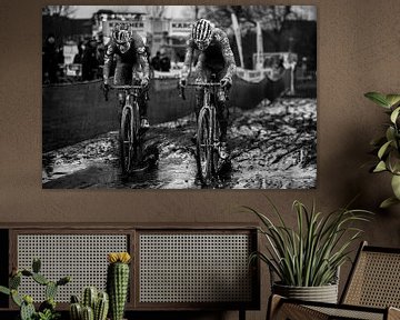 Cyclocross van der Poel and van Aert by Herbert Huizer